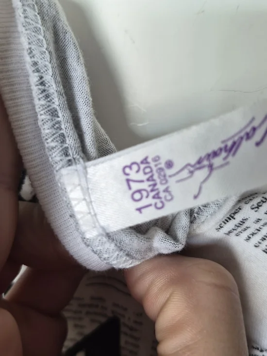 White & Black Graphic Newspaper Print Short Sleeve Tee - Picture 4 of 4